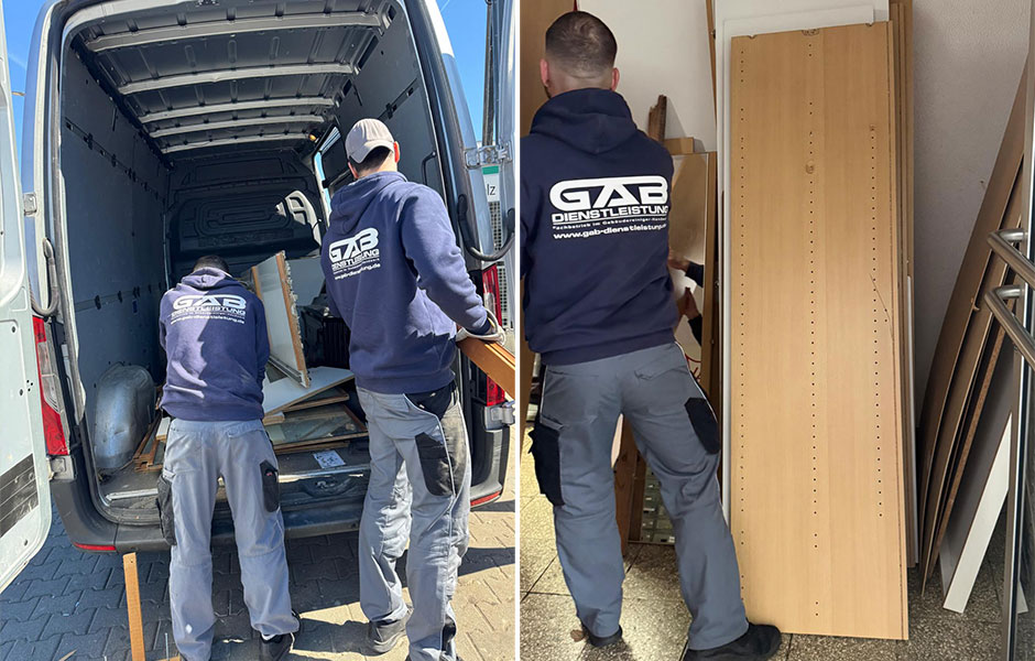 Entsorgung von der GAB-Dienstleistung