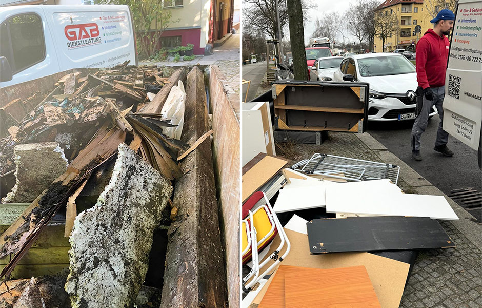 Entsorgung von der GAB-Dienstleistung