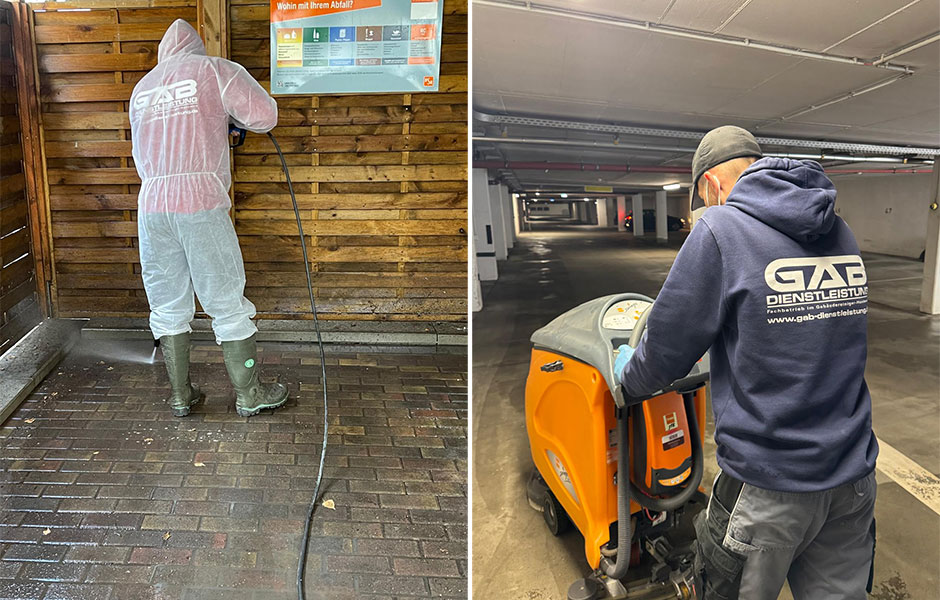 Sonderreinigung von der GAB-Dienstleistung